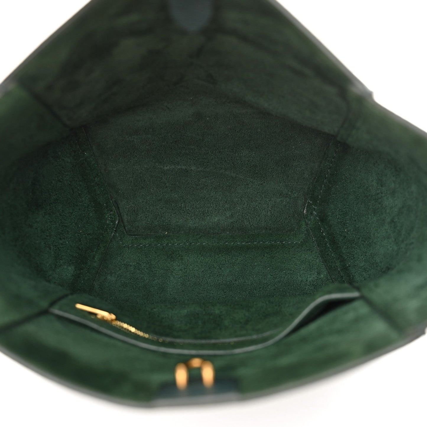 Soft Grained Calfskin Small Sangle Bucket Bag Amazone