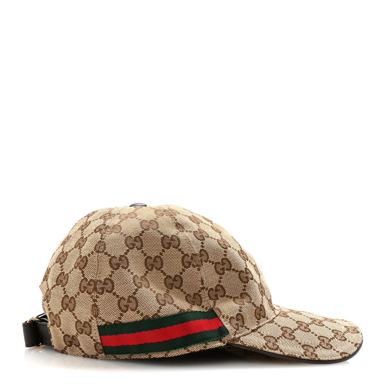 Gucci Monogram Web Baseball Hat XL Beige Cocoa 6 of 8