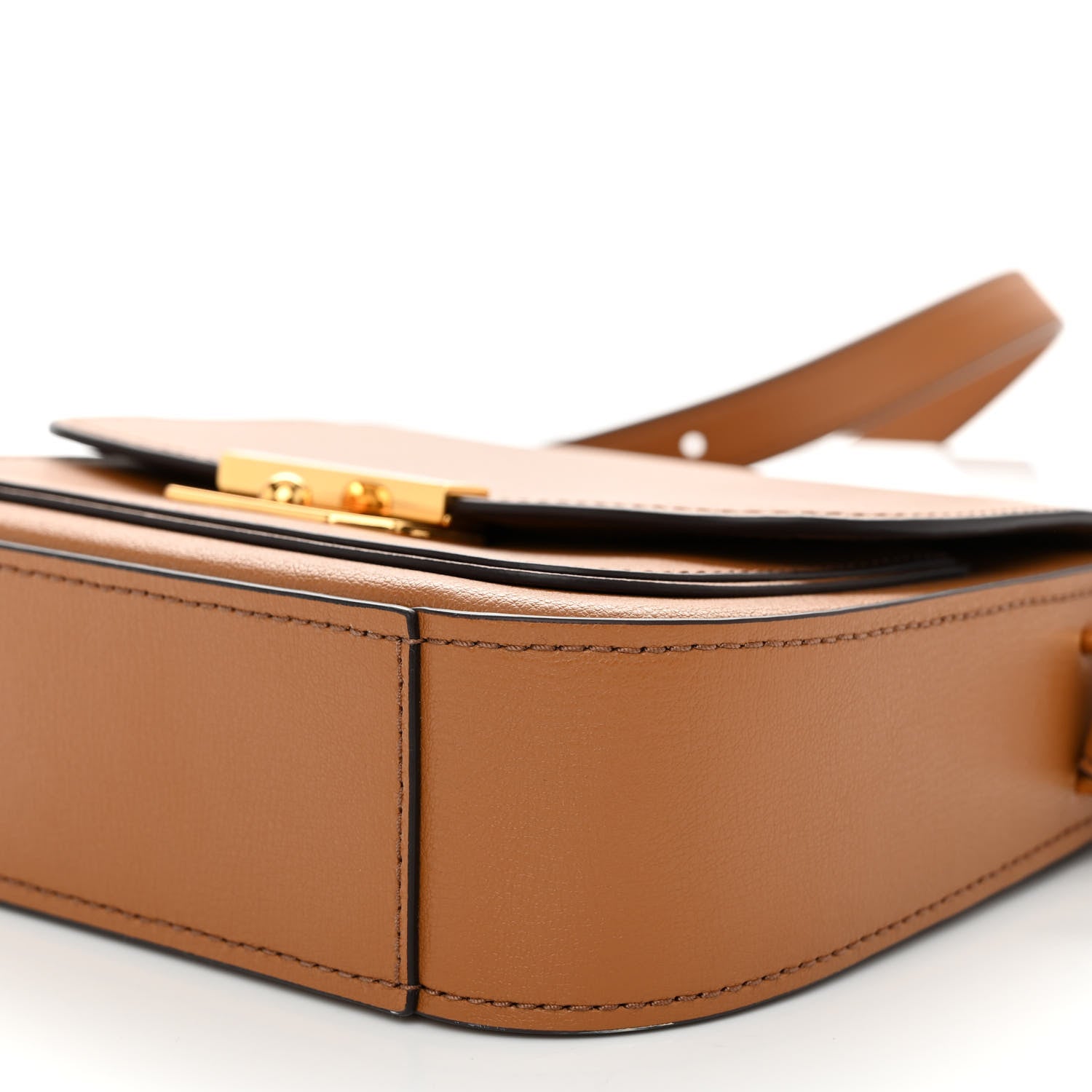 Marc Jacobs Calfskin Mini Rider Top Handle Brown 9 of 9