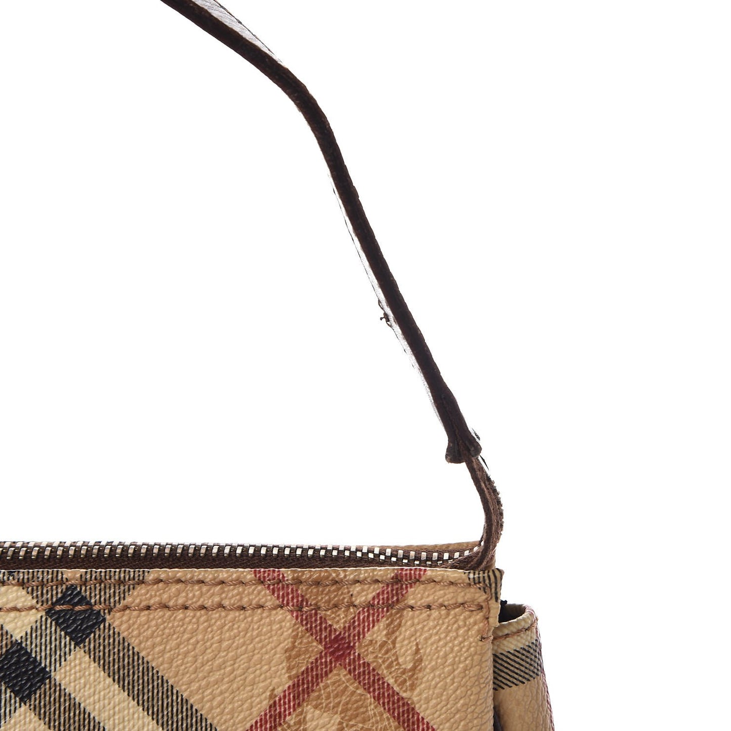 Haymarket Check Pochette Chocolate