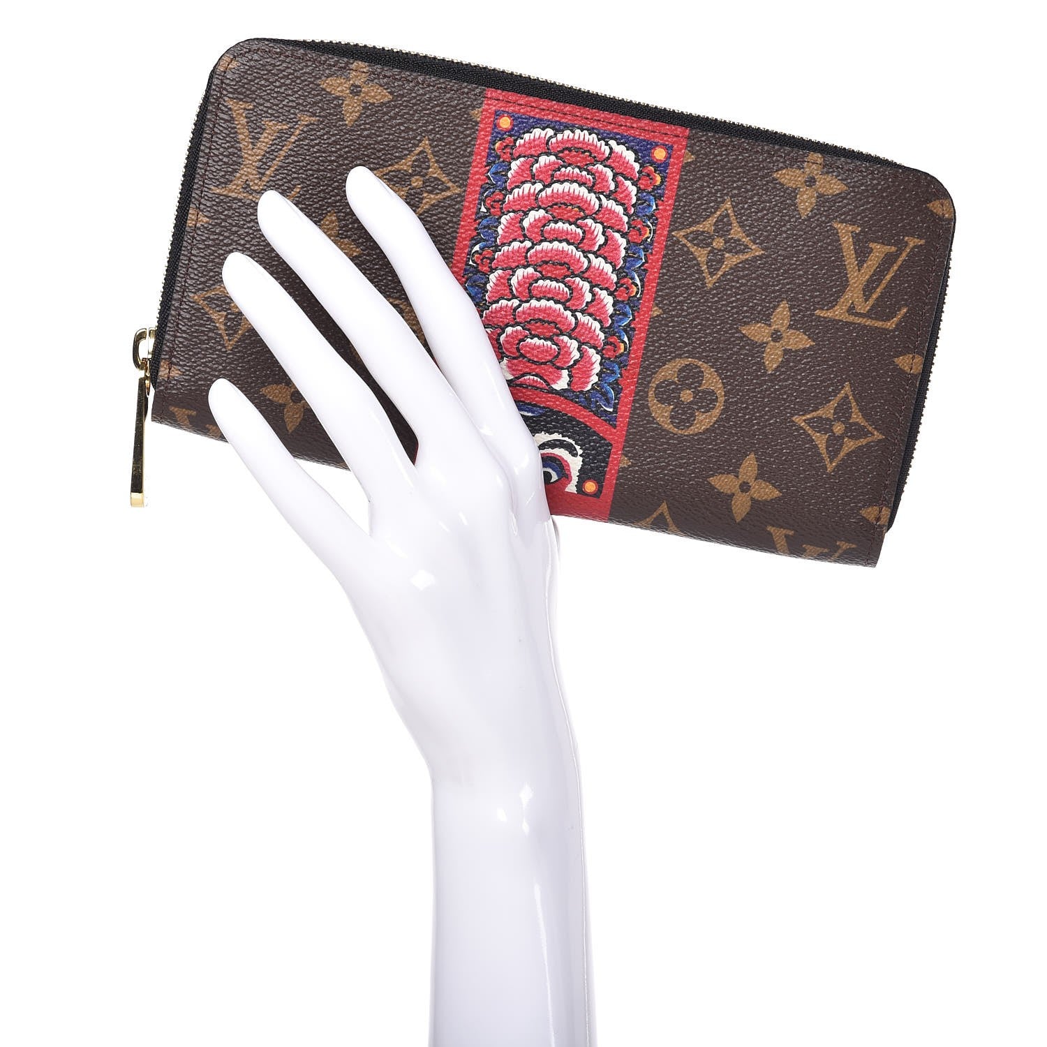 Louis Vuitton Monogram Kabuki Zippy Wallet 2 of 7