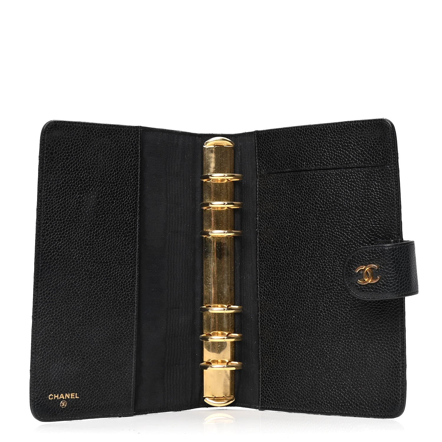 Chanel Caviar Stitched Agenda Cover Black 4 of 6