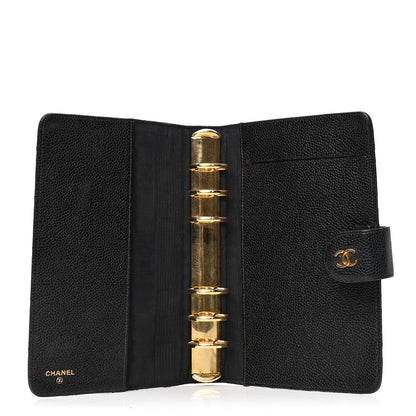 Chanel Caviar Stitched Agenda Cover Black 4 of 6