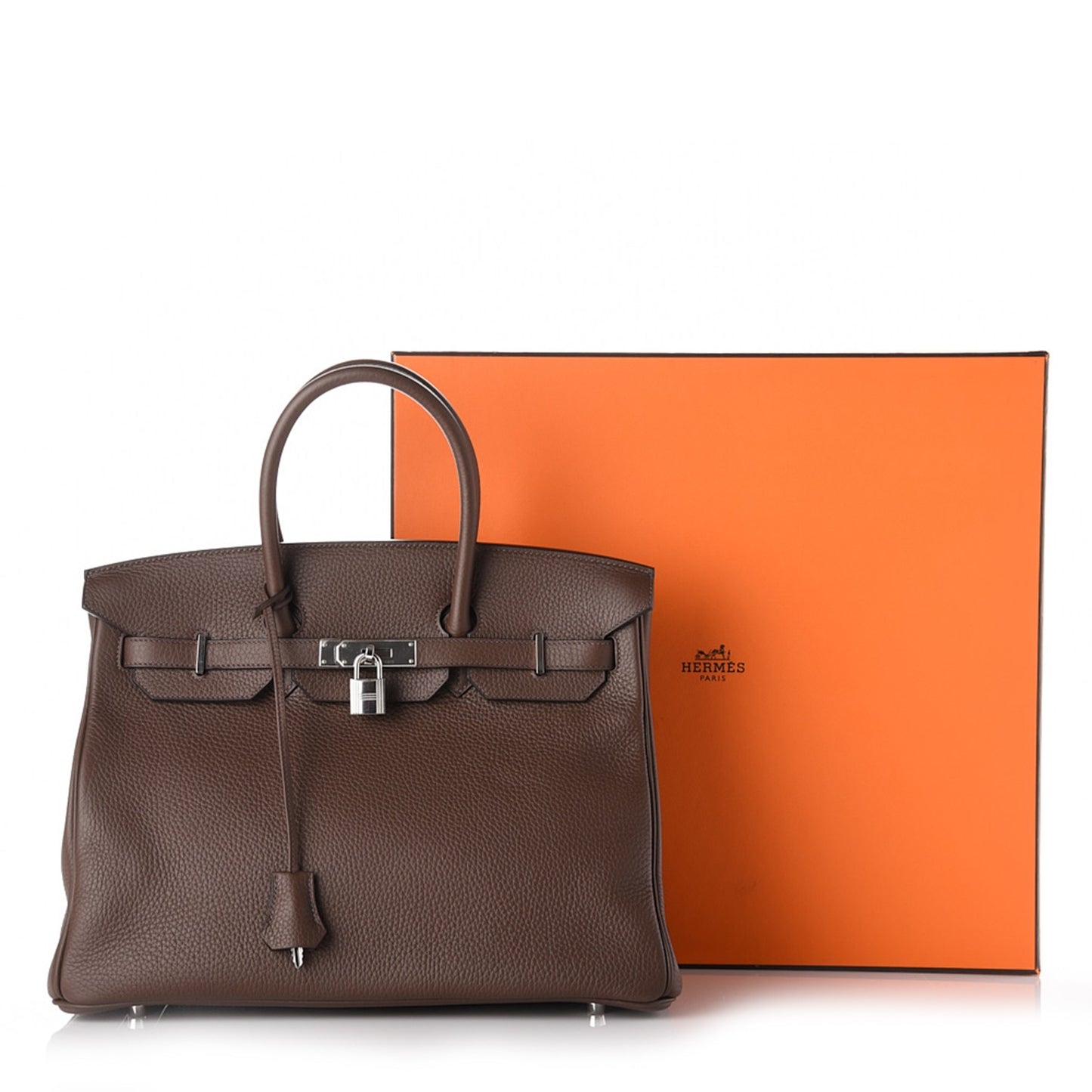 Taurillon Clemence Birkin 35 Cacao