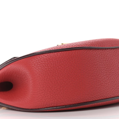 Chloe Grained Lambskin Drew Shoulder Bag Plaid Red 9 of 10