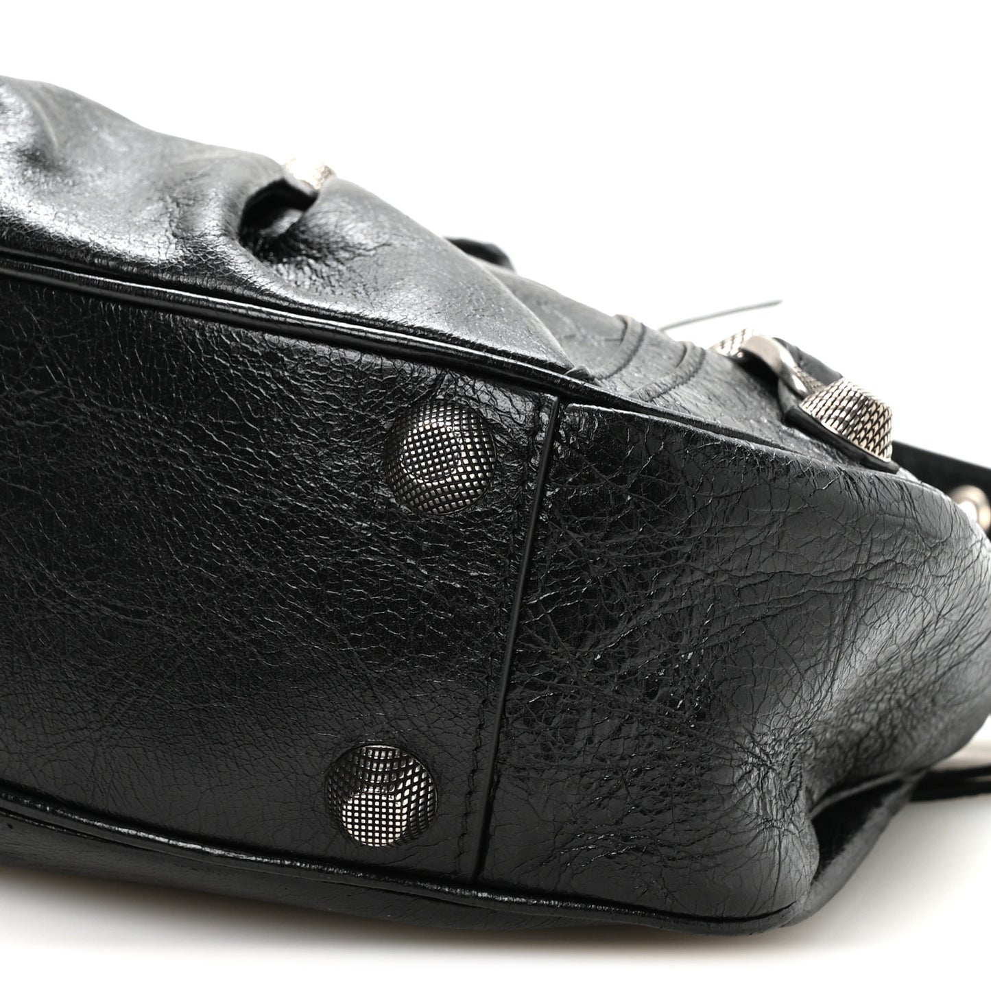 Agneau Arena Small Le Cagole Shoulder Bag Black