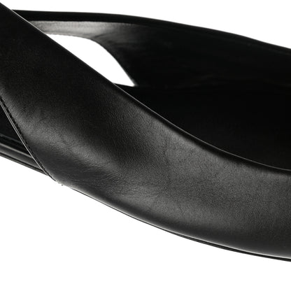 Balenciaga Calfskin BB Knife Pointy Toe Slingback Flats 40.5 Black 10 of 10