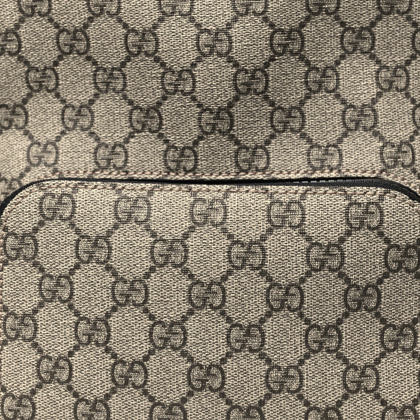 GG Supreme Monogram Small Eden Day Backpack Black