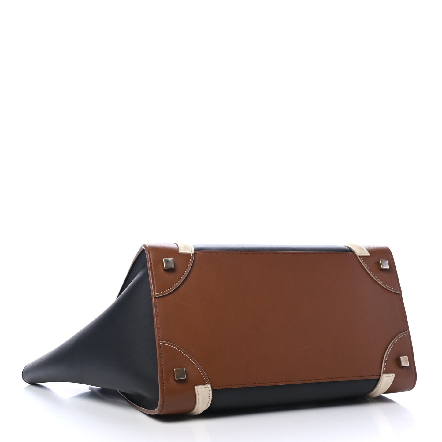 Smooth Calfskin Mini Tri-Color Luggage Multicolor