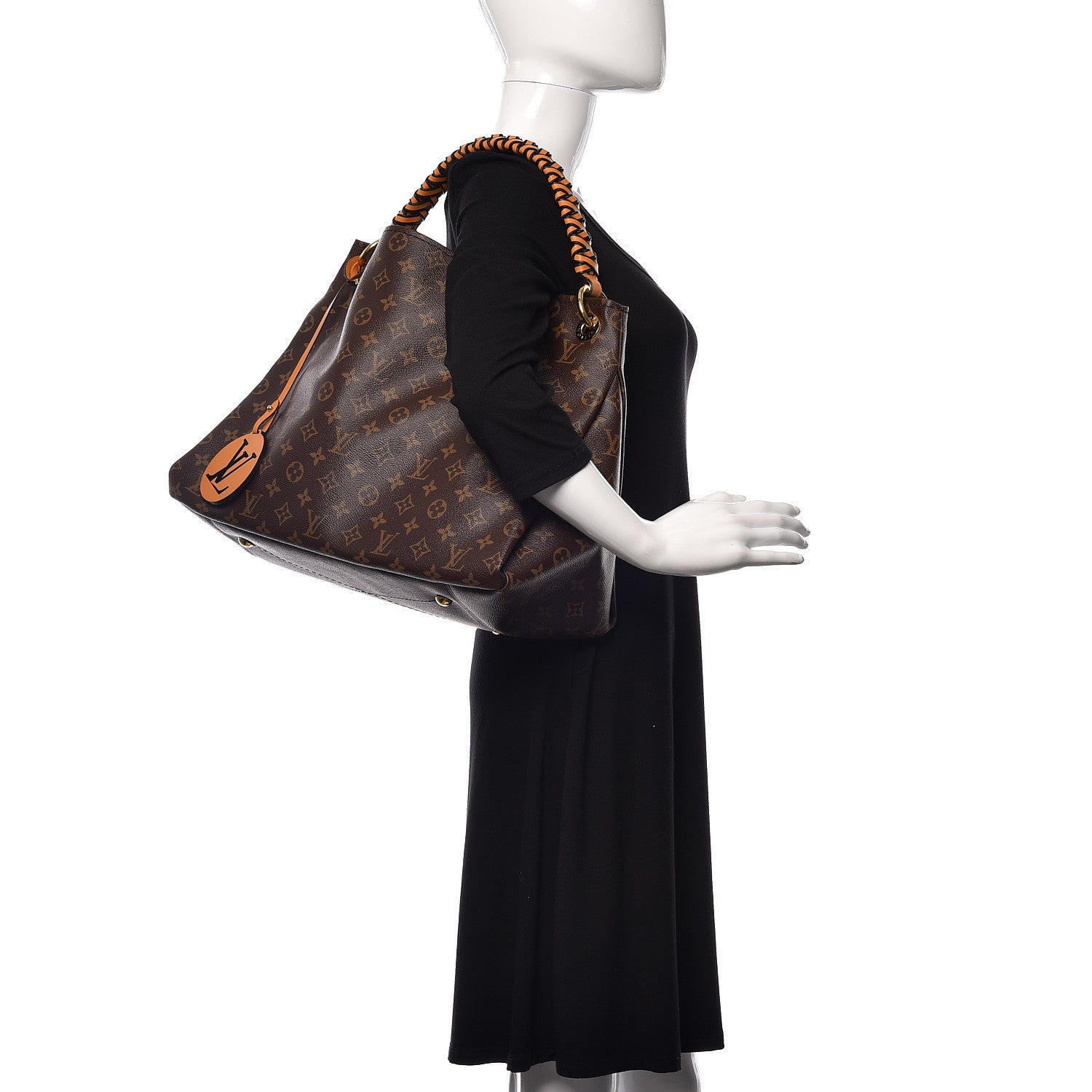 Louis Vuitton Monogram Braided Artsy MM Safran Imperial 2 of 9