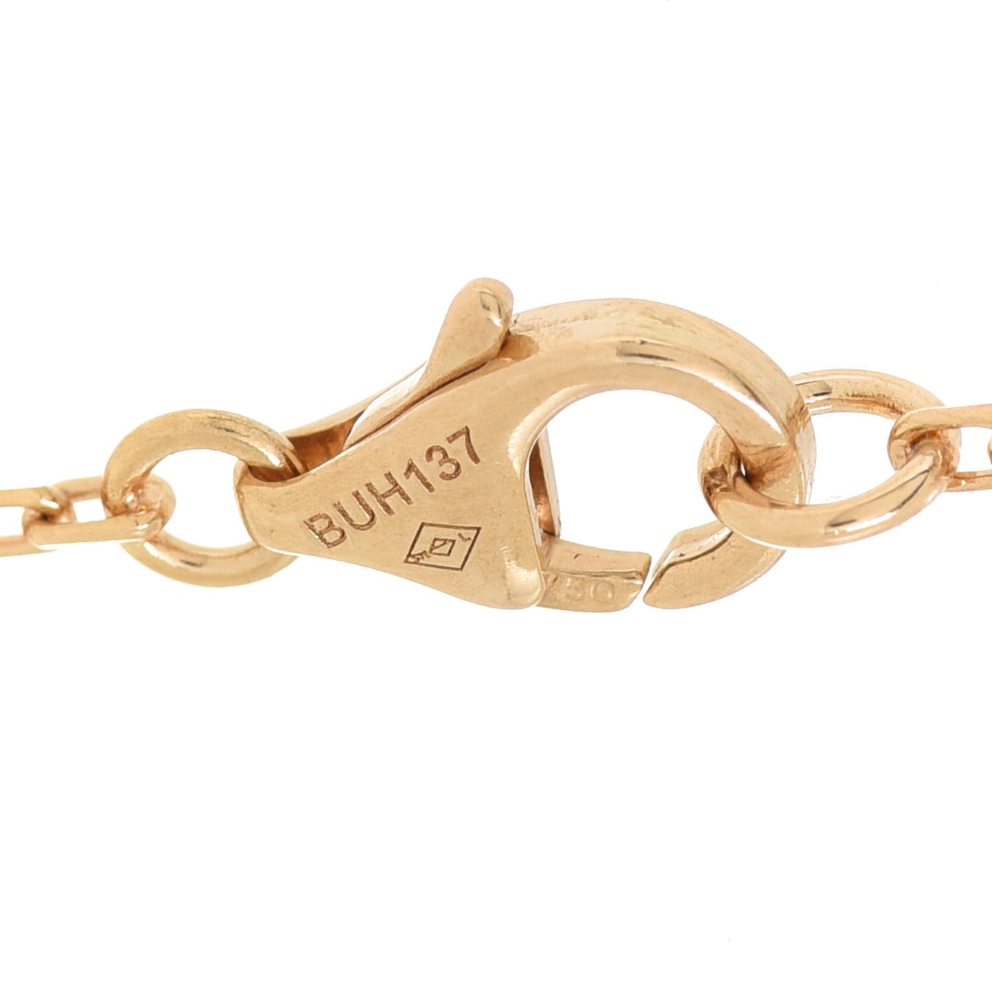 18K Yellow Gold LOVE Long Station Necklace