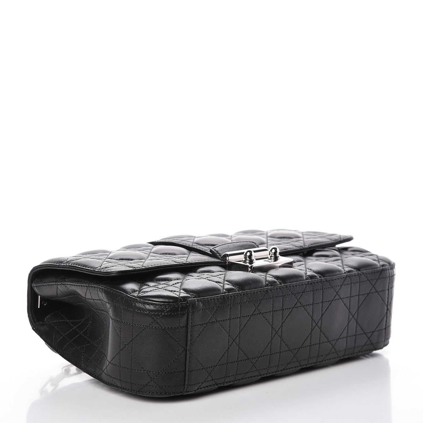 Lambskin Cannage Medium Miss Dior Flap Black