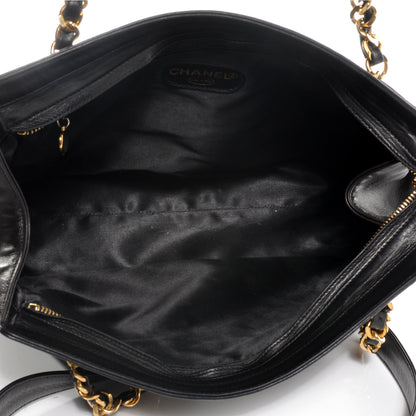 Chanel Lambskin Small Shopper Tote Black 6 of 8