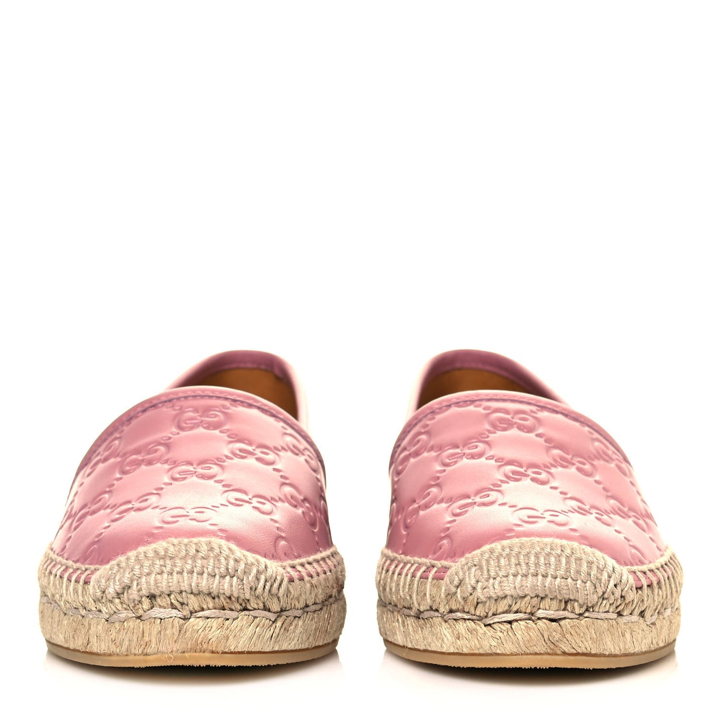 Guccissima Signature Espadrilles 35.5 Rose Baby Candy