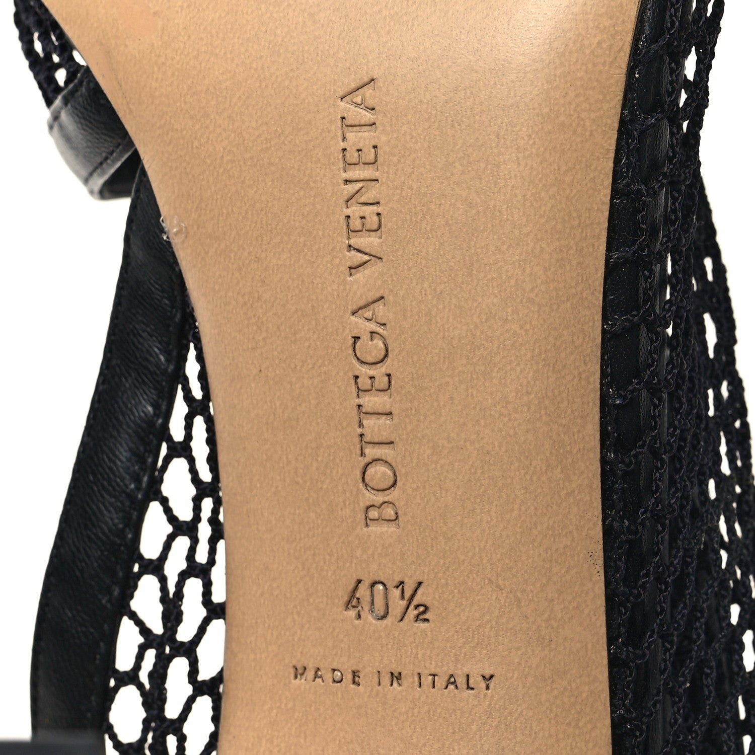 Bottega Veneta Mesh Nappa Chunky Chain Sandals 40.5 Black 6 of 8