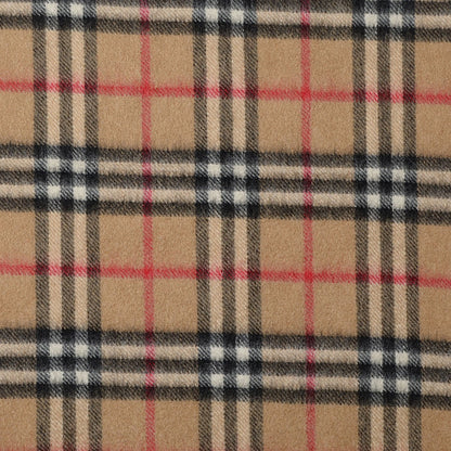 Burberry Cashmere House Check Fringe Scarf Camel 7 of 7