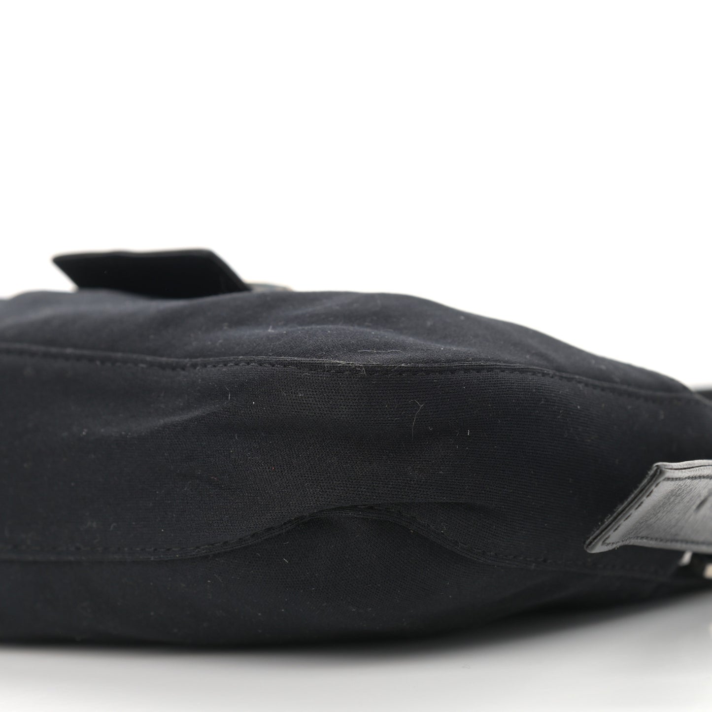 Nylon Baguette Bag Black
