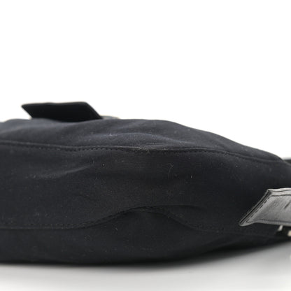 Fendi Nylon Baguette Bag Black 6 of 12