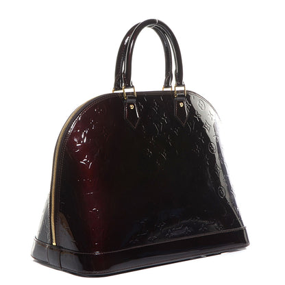 Louis Vuitton Vernis Alma GM Amarante 3 of 8