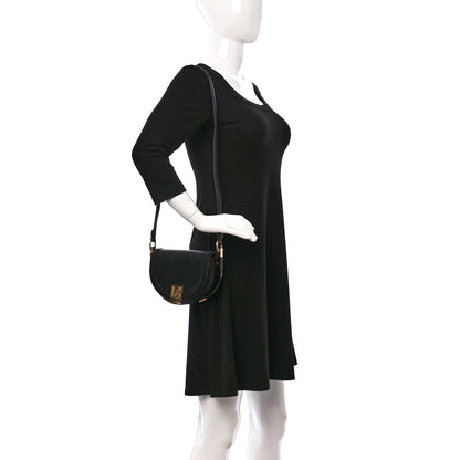 Fendi Vitello King Plexiglass Moonlight Shoulder Bag Black 2 of 10