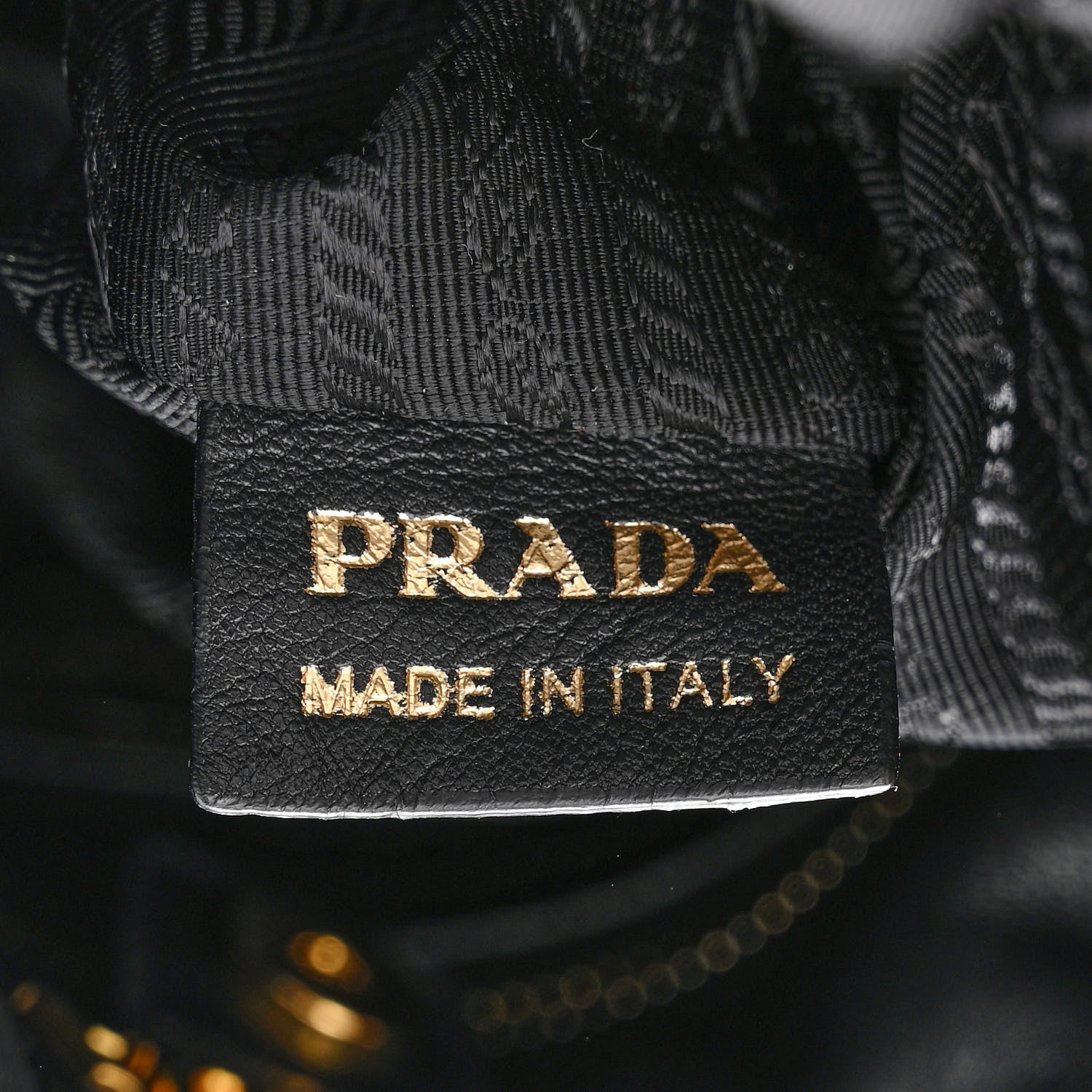Prada Nappa Ruffle Bag Black 6 of 12