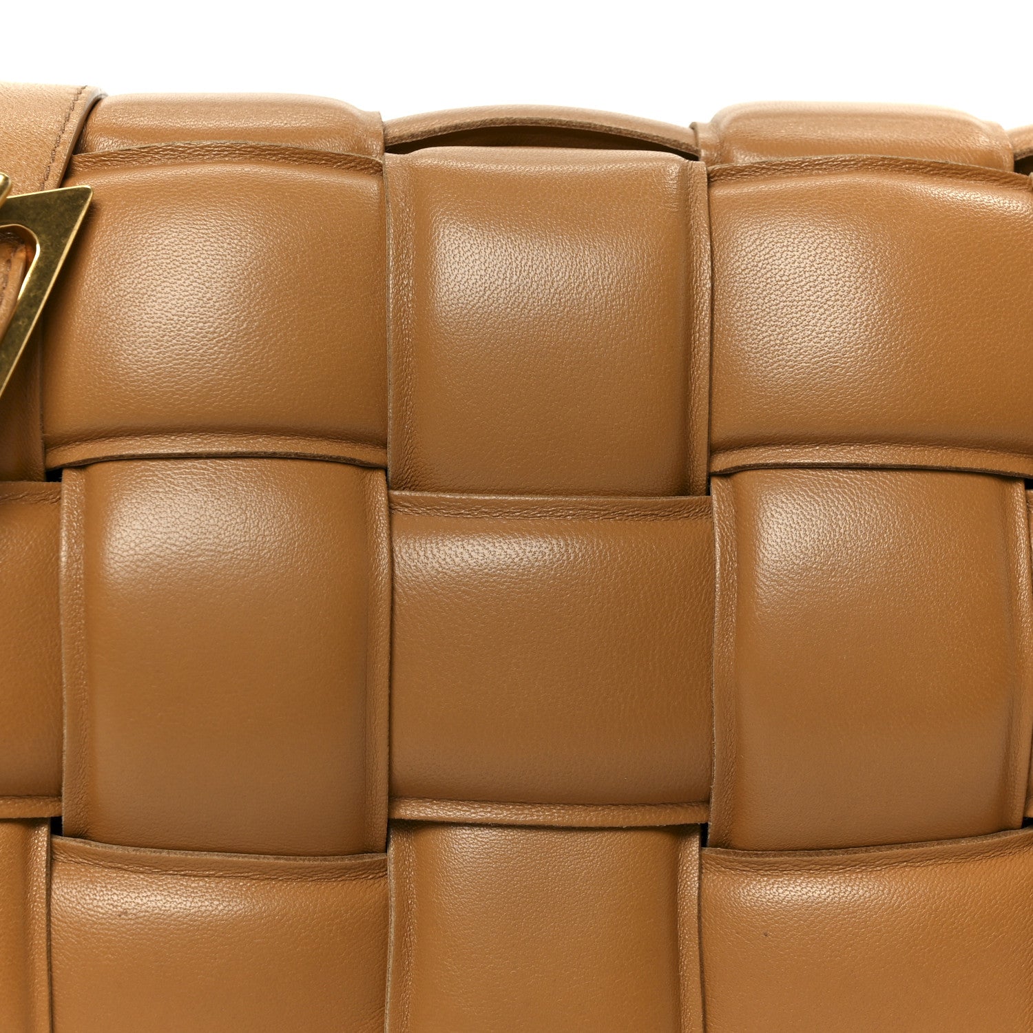 Bottega Veneta Nappa Maxi Intreccio Padded Cassette Crossbody Bag Caramel 10 of 12