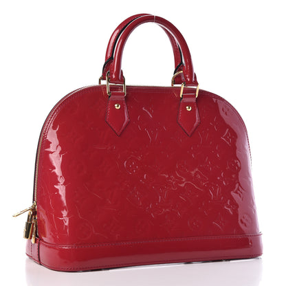 Louis Vuitton Vernis Alma PM Rose Indien 3 of 10