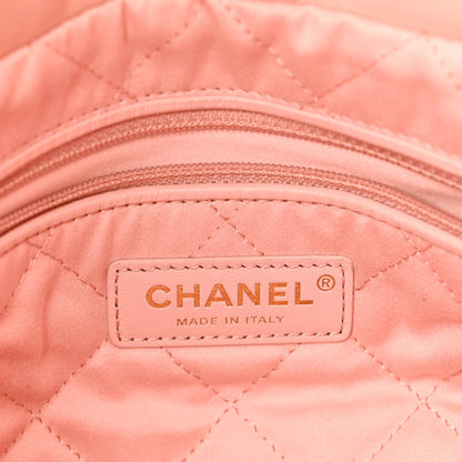 Chanel Shiny Calfskin Quilted Small Chanel 22 Light Pink 7 of 11