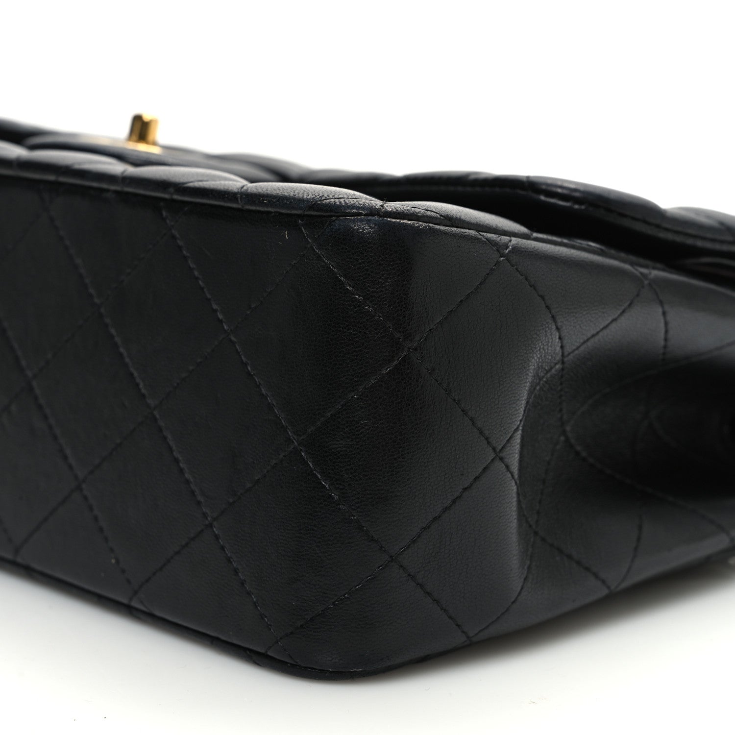 Chanel Lambskin Quilted Jumbo Double Flap Black 10 of 10