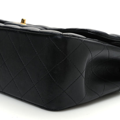 Chanel Lambskin Quilted Jumbo Double Flap Black 10 of 10