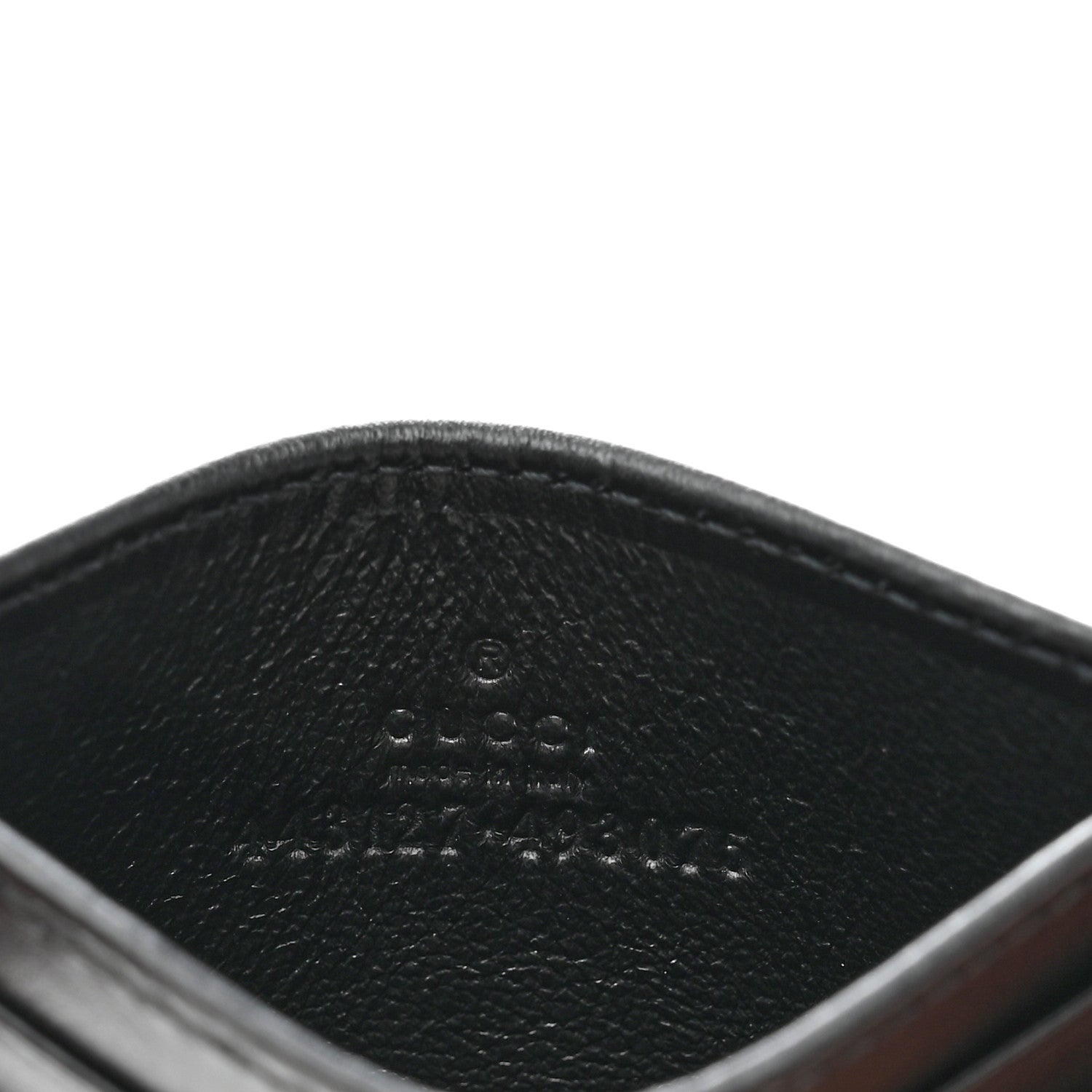 Gucci Calfskin Matelasse GG Marmont Card Holder Black 6 of 7