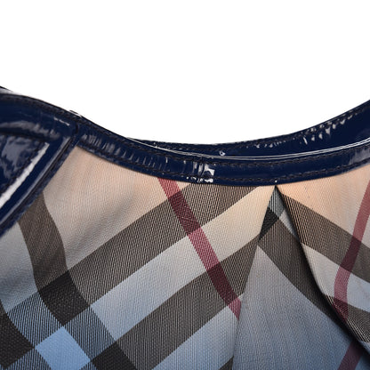 Burberry Nova Pop Degrade Medium Craigwell Hobo Jet Blue 10 of 11