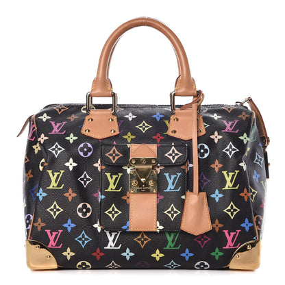 Louis Vuitton Monogram Multicolor Speedy 30 Black 1 of 7