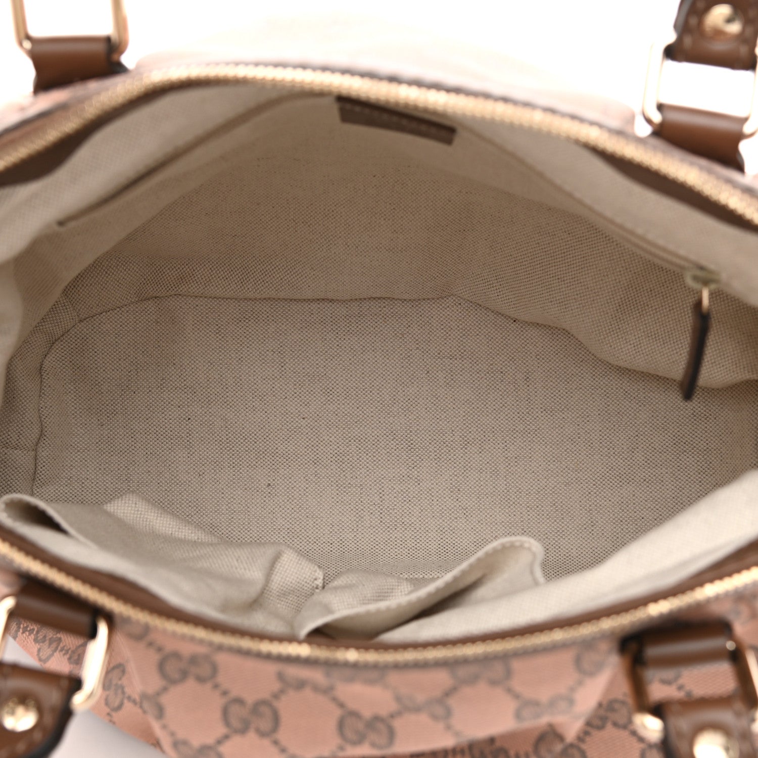 Gucci Monogram Medium Sukey Top Handle Bag Beige Brown 4 of 8
