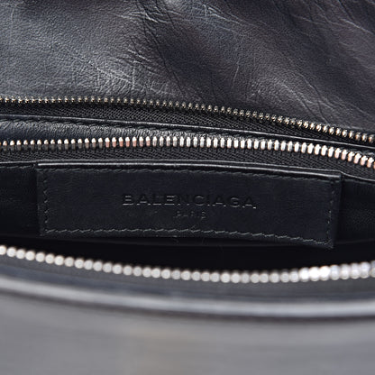Balenciaga Calfskin Le Dix S Cartable Shoulder Bag Black 6 of 14