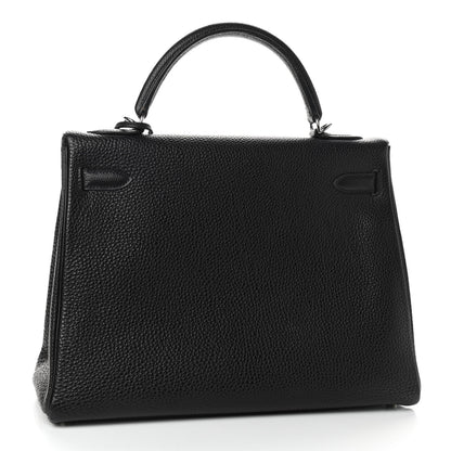 Hermes Togo Kelly Retourne 32 Black 2 of 9