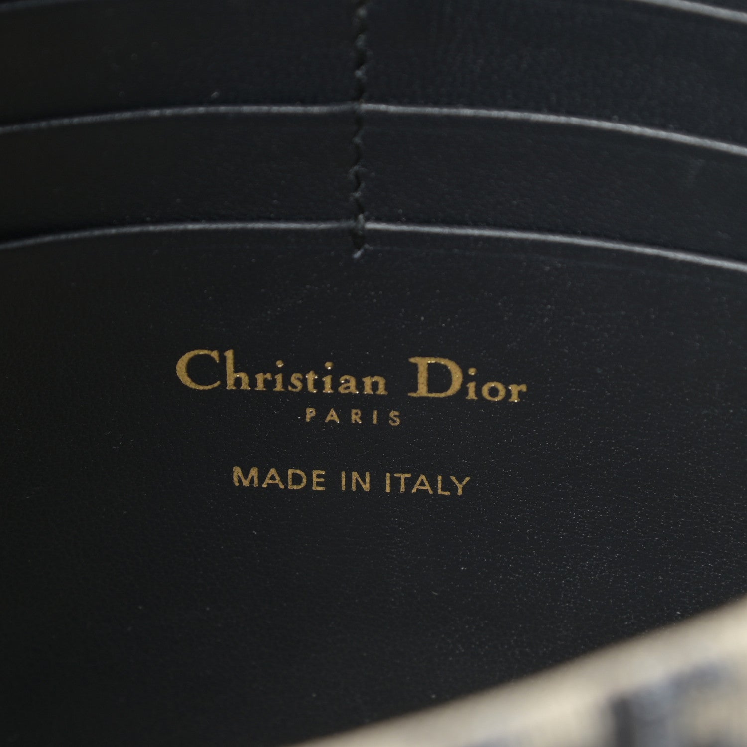 Christian Dior Oblique Saddle Chain Pouch Blue 6 of 11