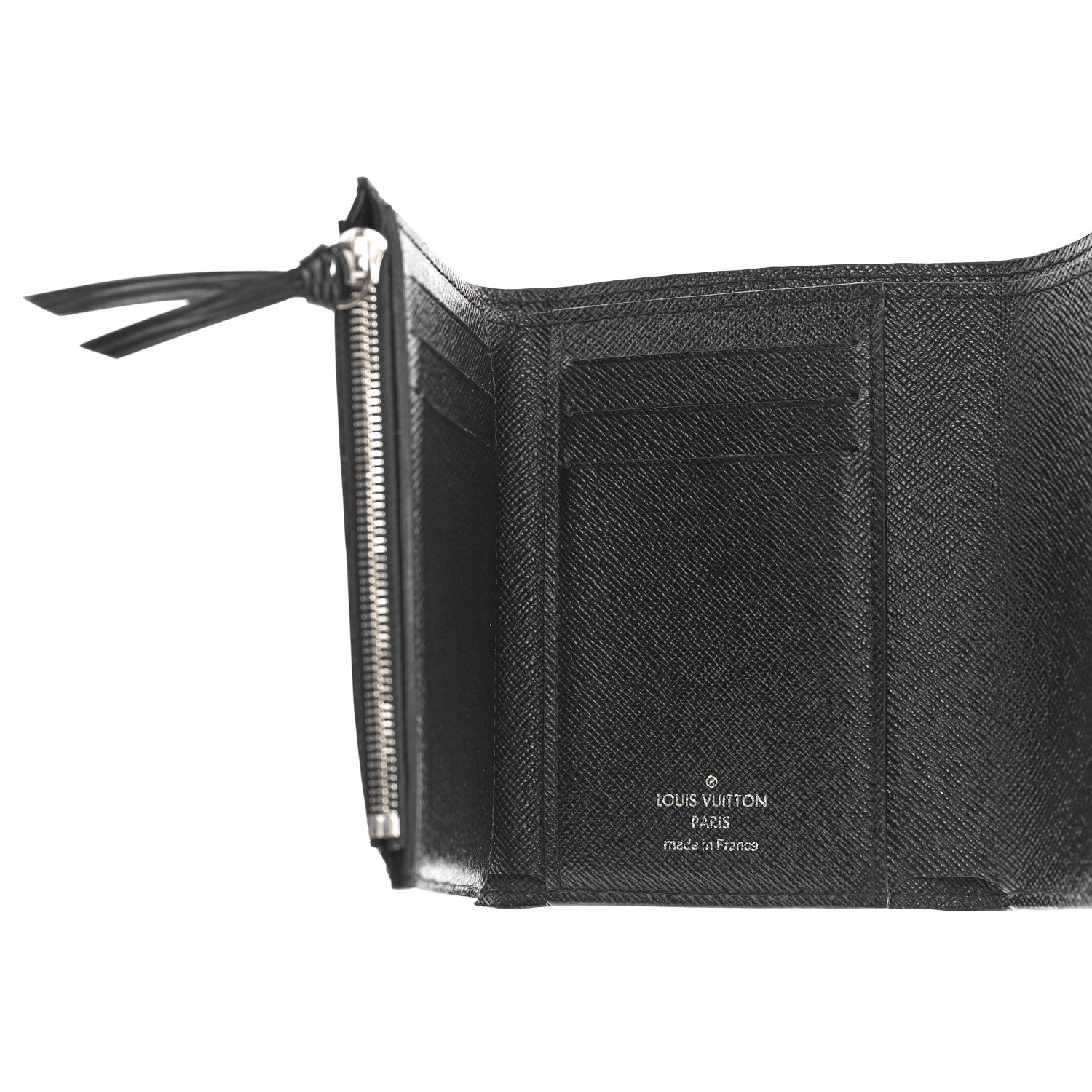 Louis Vuitton Epi Victorine Wallet Black 5 of 7