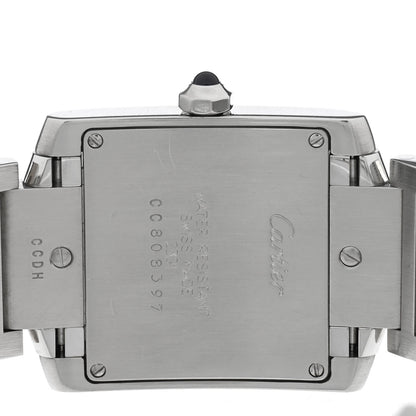 Cartier Stainless Steel 25mm Tank Francaise Quartz Watch 4 of 4