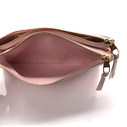 Louis Vuitton Empreinte Monogram Double Zip Pochette Rose 6 of 9