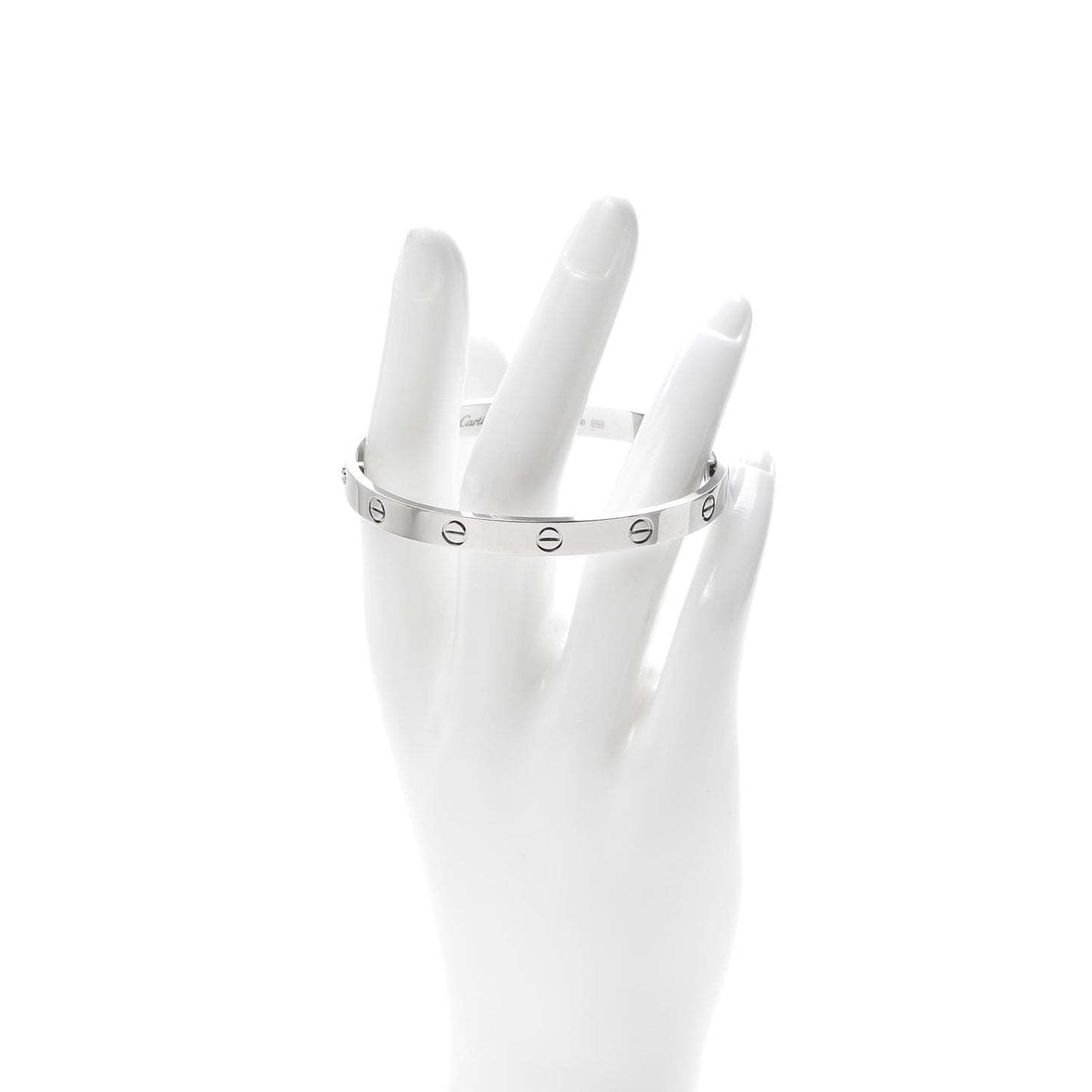 18K White Gold LOVE Bracelet 18