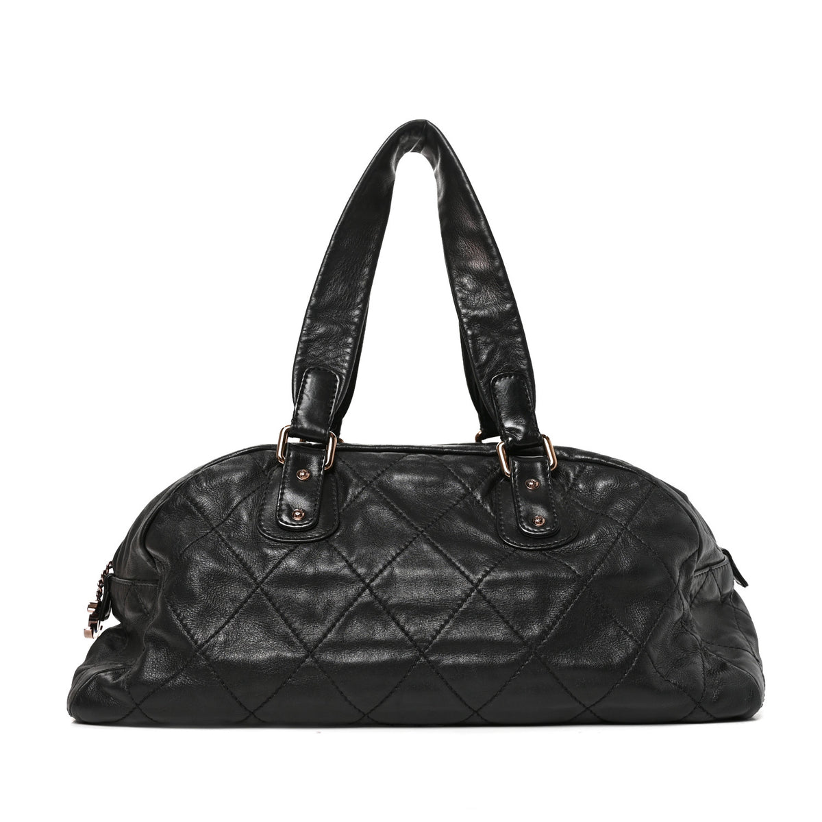 Lambskin Cloudy Bundle Bowler Black