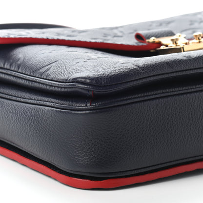 Louis Vuitton Empreinte Pochette Metis Marine Rouge 8 of 9