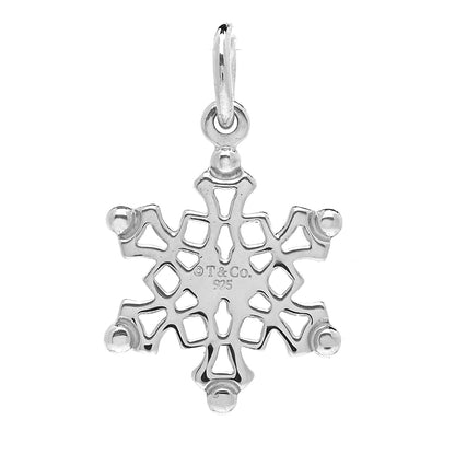 Tiffany Sterling Silver Snowflake Charm 3 of 5