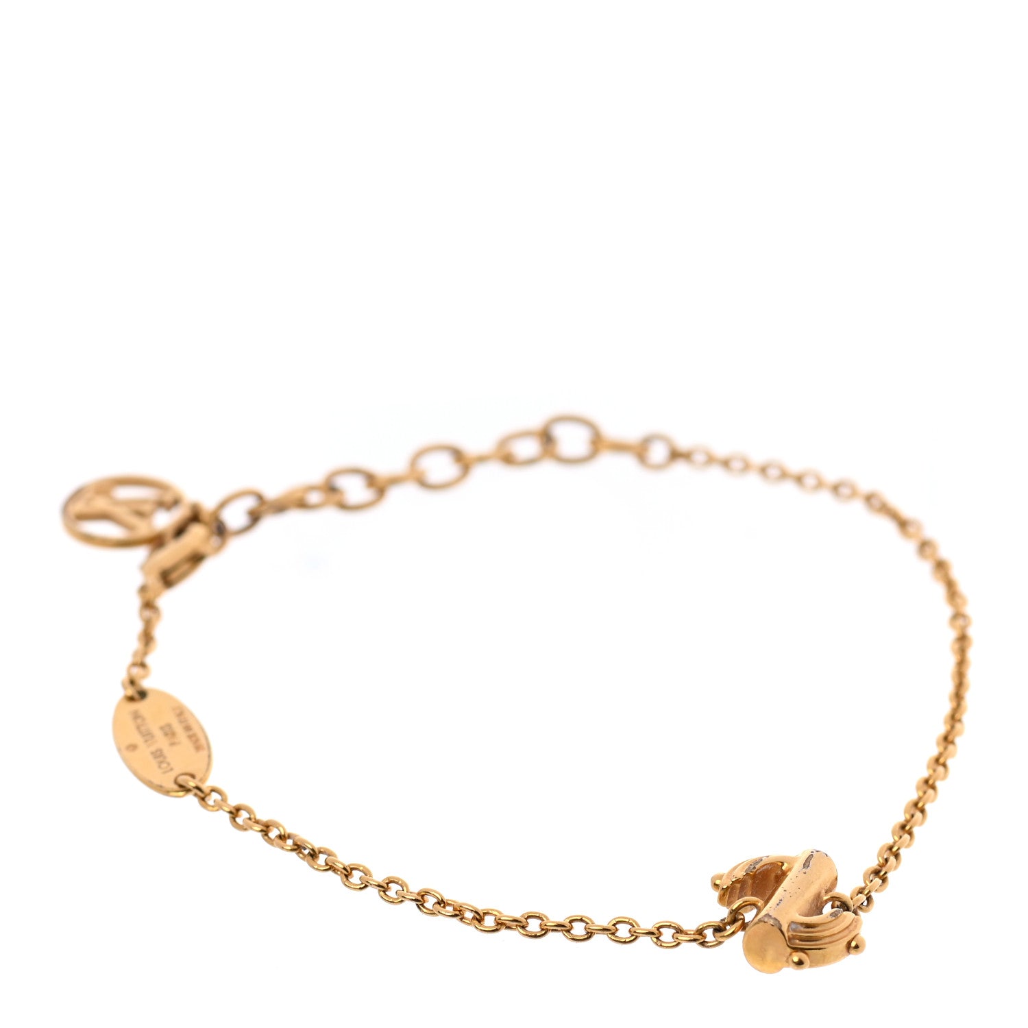 Louis Vuitton LV And Me Letter S Bracelet Gold 1 of 5