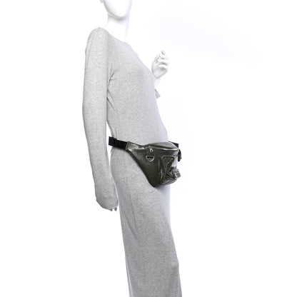 Balenciaga Agneau Arena Superbusy Belt Bag Khaki 2 of 12