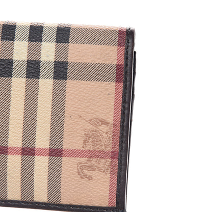 Burberry Haymarket Check Continental Wallet Chocolate 10 of 14
