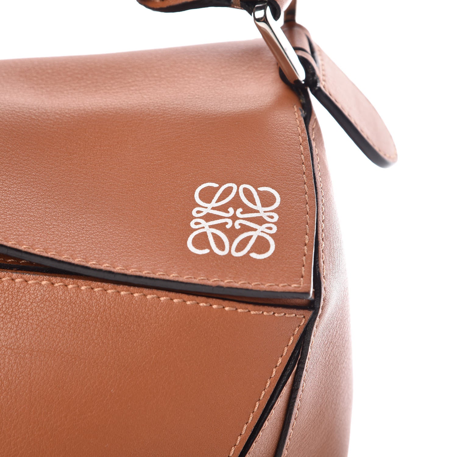 Loewe Calfskin Puzzle Bag Tan 9 of 11