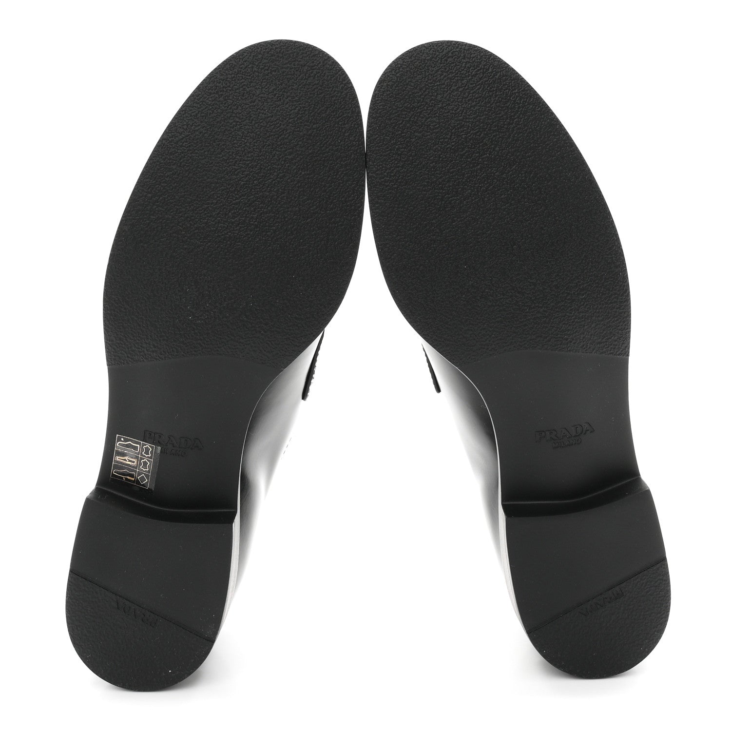Prada Spazzolato Loafers 38.5 Black 6 of 10