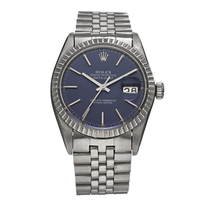 Rolex Stainless Steel 36mm Oyster Perpetual Datejust Watch Purple 16030 1 of 4